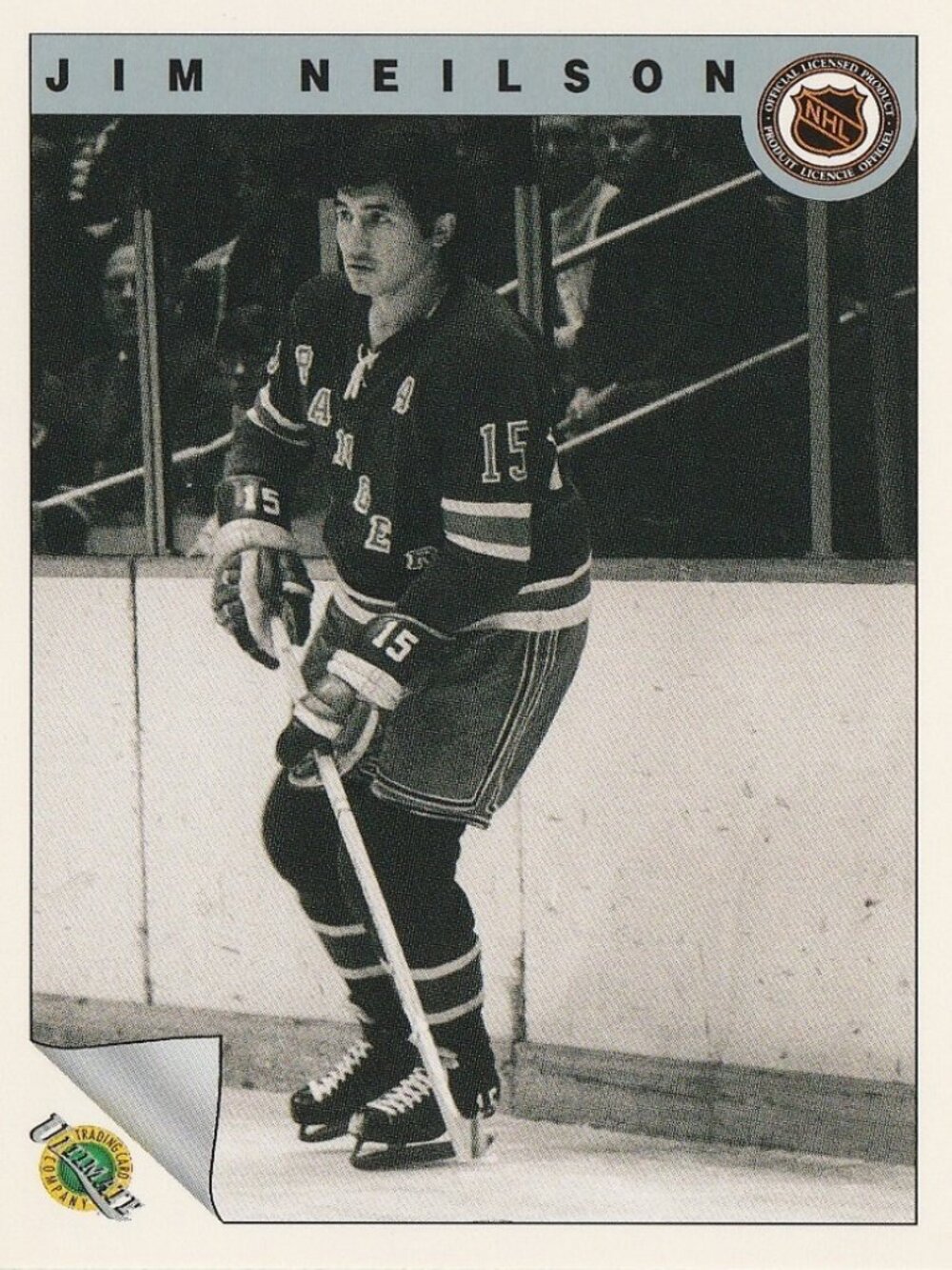 Jim Neilson - 1992 Ultimate Trading Card Company Hockey Card